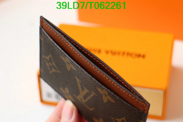 LV Bags-(Mirror)-Wallet-,Code: T062261,$: 39USD