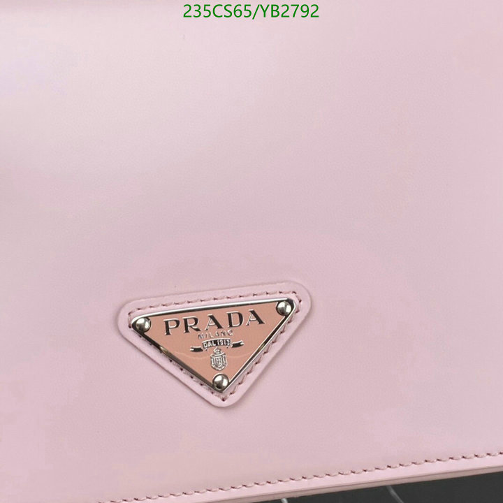 Prada Bag-(Mirror)-Diagonal-,Code: YB2792,$: 235USD