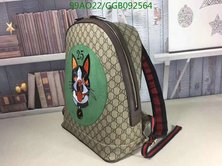 Gucci Bag-(4A)-Backpack-,Code: GGB092564,