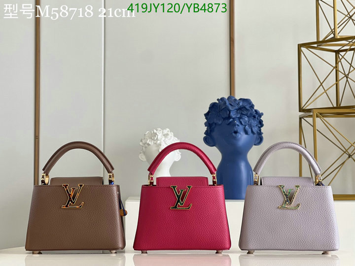 LV Bags-(Mirror)-Handbag-,Code: YB4873,