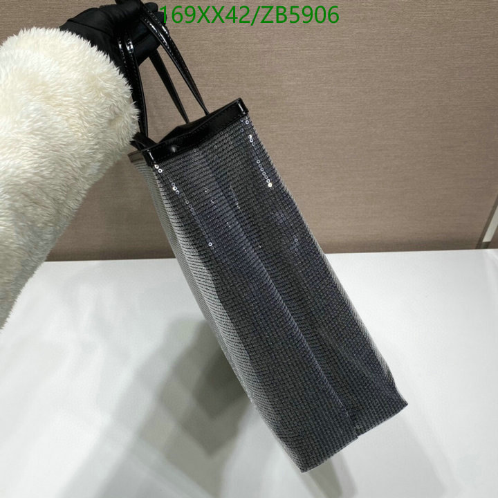 Prada Bag-(Mirror)-Handbag-,Code: ZB5906,$: 169USD
