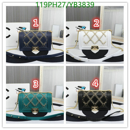 Chanel Bags ( 4A )-Le Boy,Code: YB3839,$: 119USD