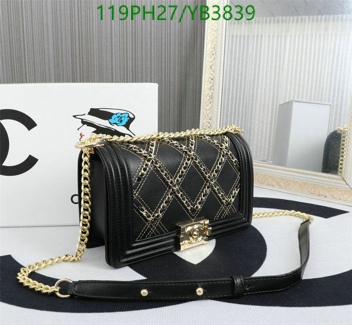 Chanel Bags ( 4A )-Le Boy,Code: YB3839,$: 119USD