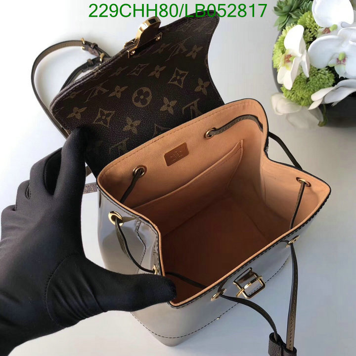 LV Bags-(Mirror)-Backpack-,Code: LB052817,