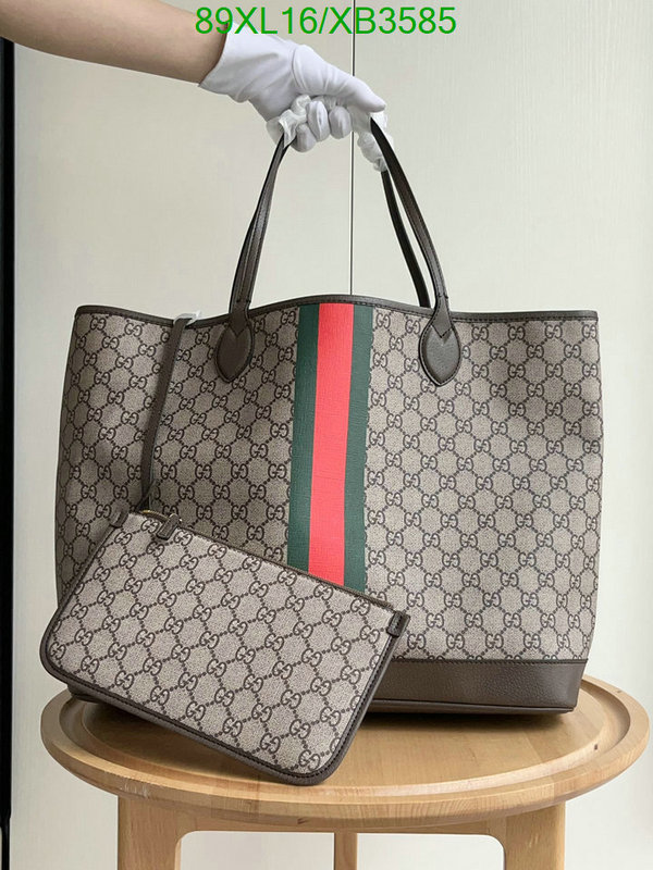 Gucci Bag-(4A)-Handbag-,Code: XB3585,$: 89USD