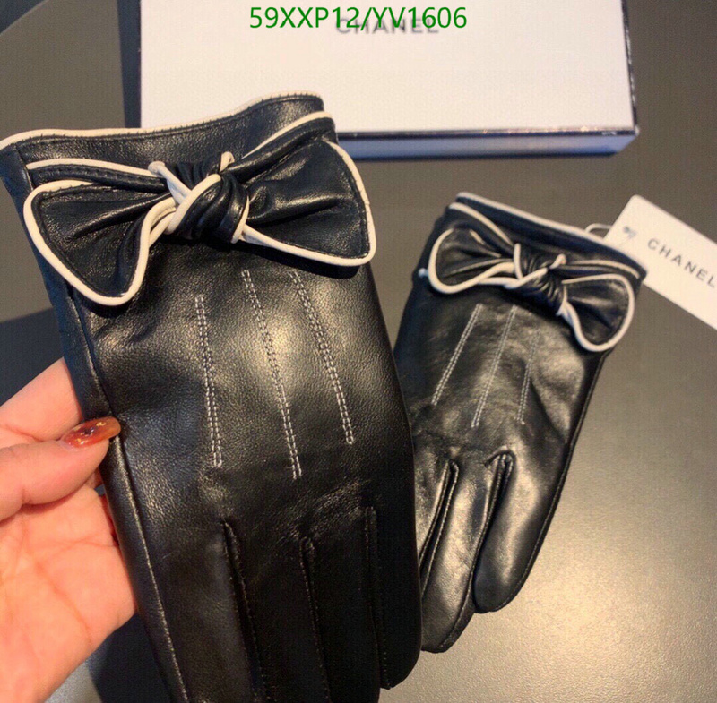 Gloves-Chanel, Code: YV1606,$: 59USD