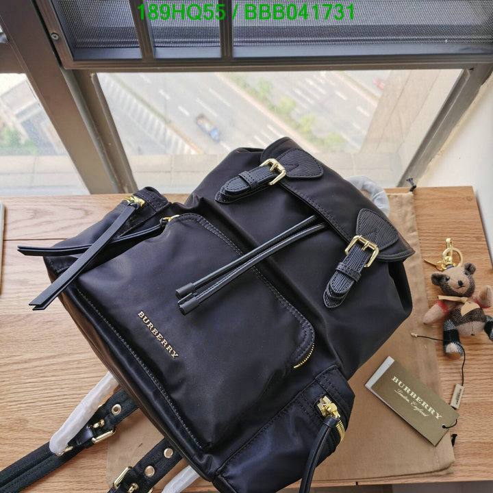 Burberry Bag-(Mirror)-Backpack-,Code: BBB041731,$: 189USD