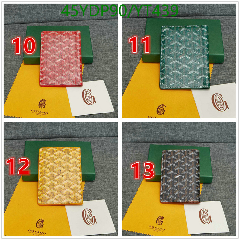 Goyard Bag-(Mirror)-Wallet-,Code: YT439,$: 45USD