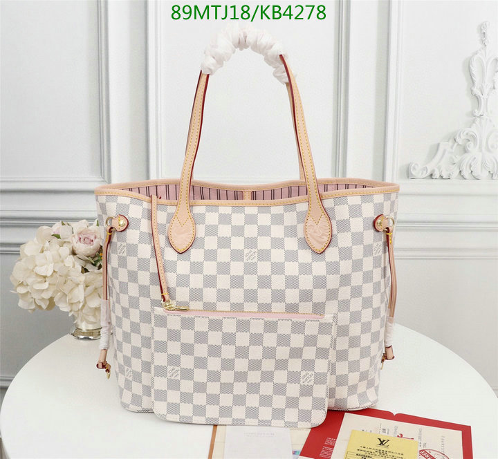 LV Bags-(4A)-Neverfull-,Code: KB4278,$: 89USD