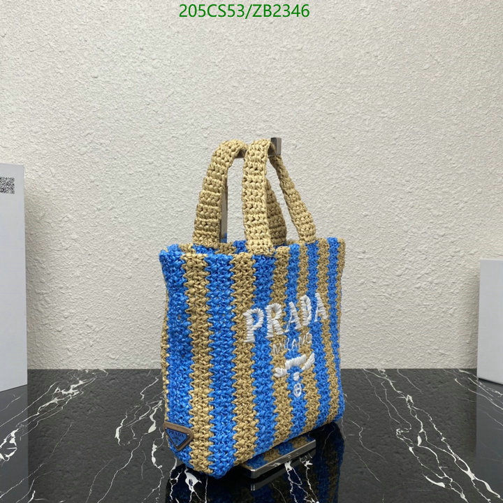 Prada Bag-(Mirror)-Handbag-,Code: ZB2346,$: 205USD