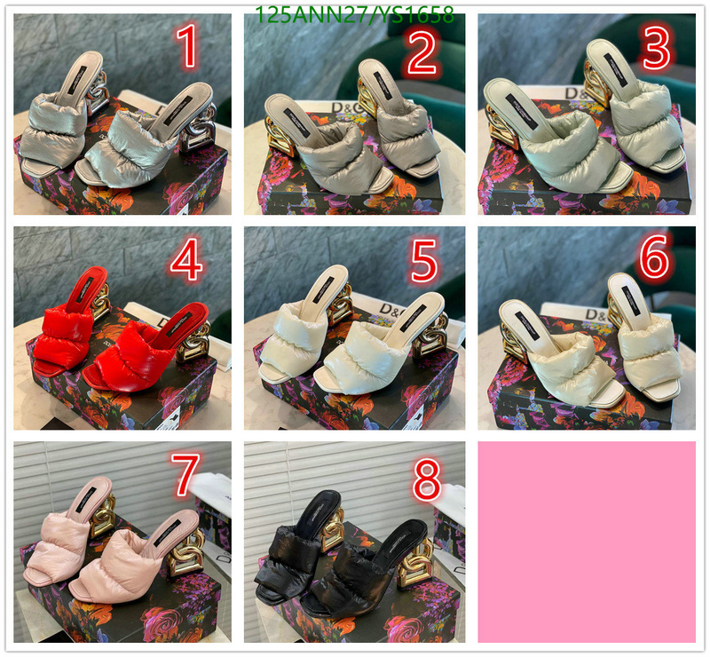 Women Shoes-D&G, Code: YS1658,$: 125USD