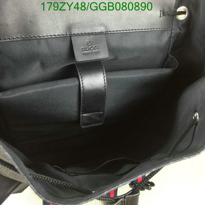 Gucci Bag-(Mirror)-Backpack-,Code: GGB080890,$:179USD