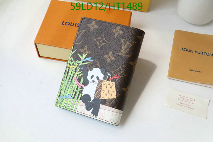 LV Bags-(Mirror)-Wallet-,Code: HT1489,$: 59USD