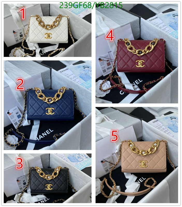 Chanel Bags -(Mirror)-Diagonal-,Code: YB2815,$: 239USD