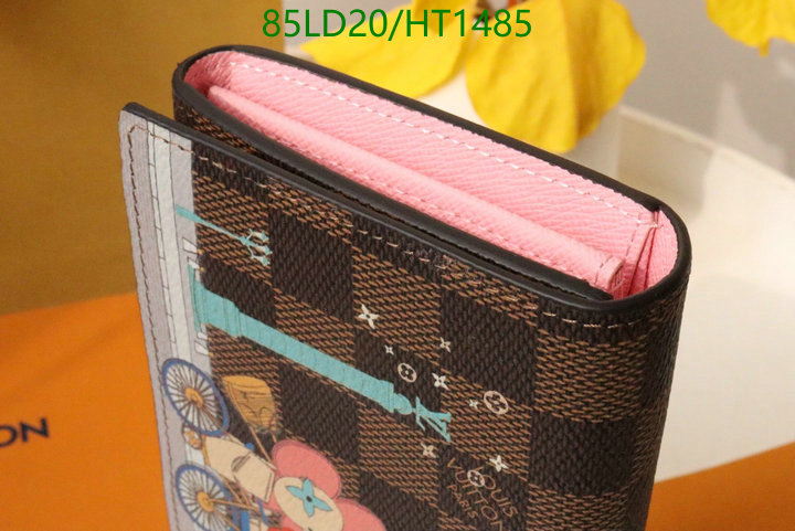 LV Bags-(Mirror)-Wallet-,Code: HT1485,$: 85USD