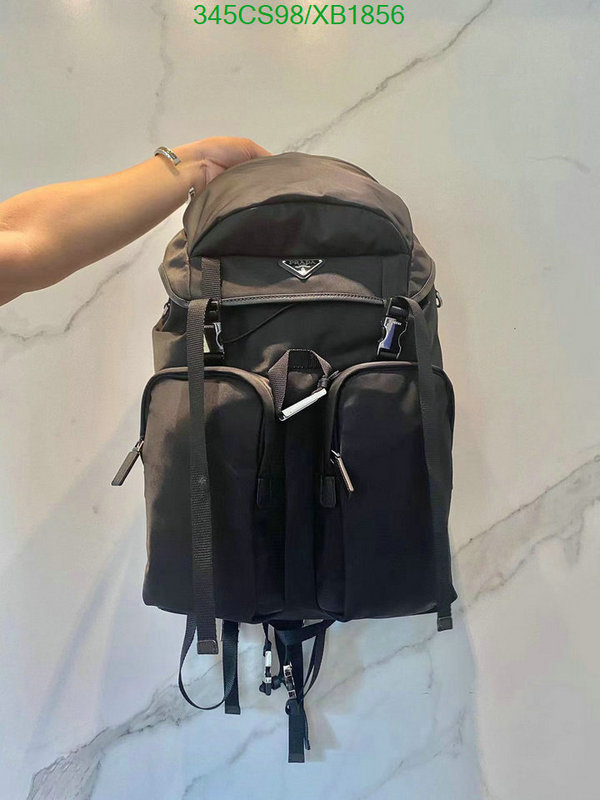 Prada Bag-(Mirror)-Backpack-,Code: XB1856,$: 345USD