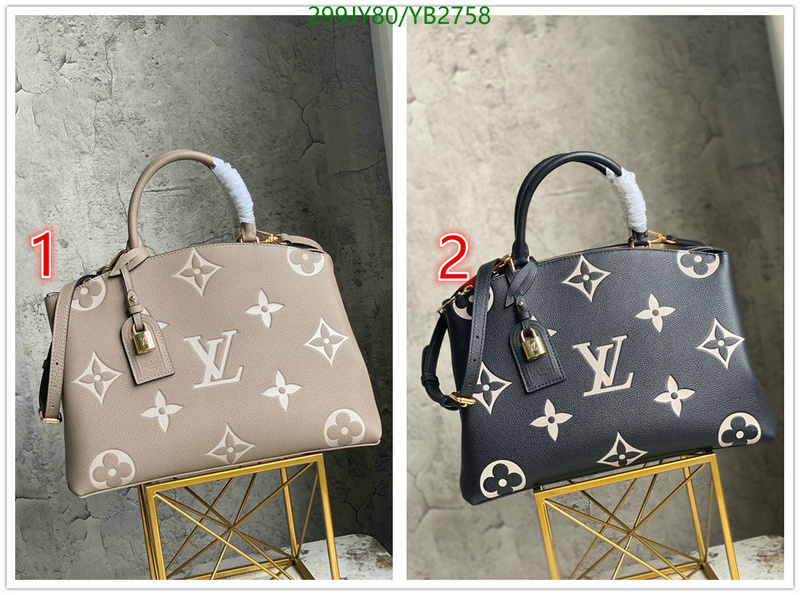 LV Bags-(Mirror)-Handbag-,Code: YB2758,$: 299USD