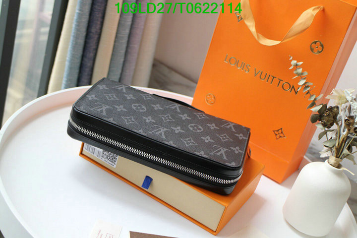 LV Bags-(Mirror)-Wallet-,Code: T0622114,$: 109USD