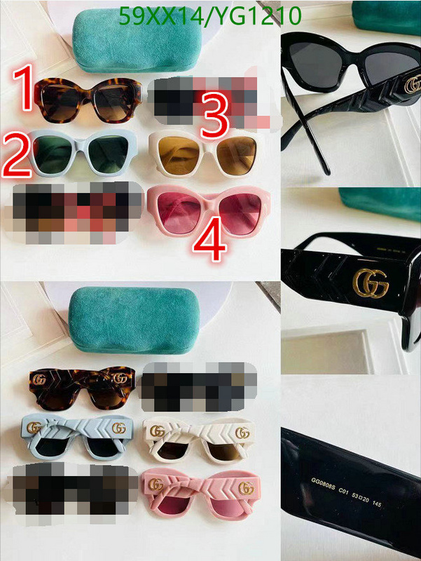 Glasses-Gucci, Code: YG1210,$: 59USD