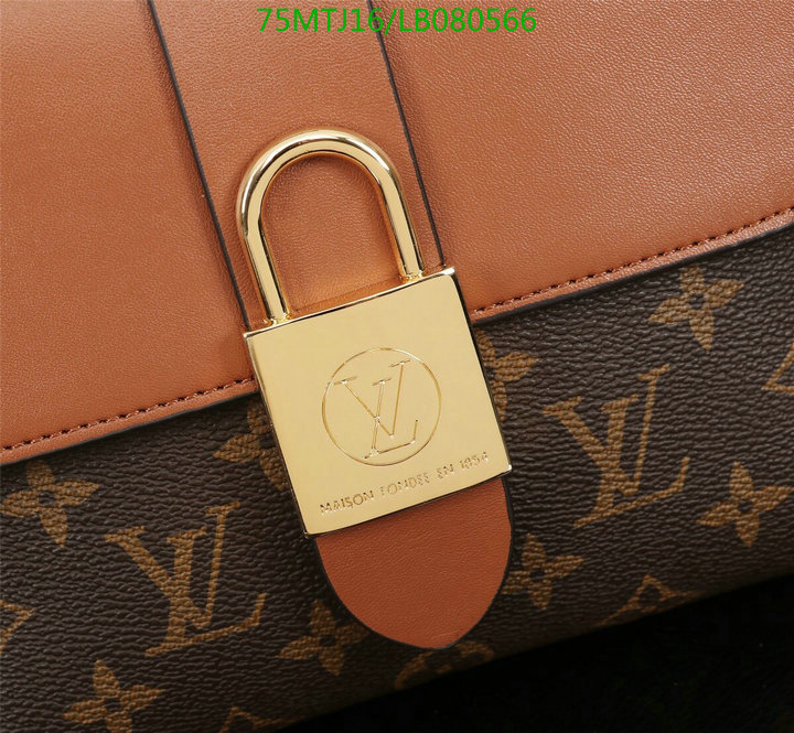 LV Bags-(4A)-Handbag Collection-,Code: LB080566,$: 75USD