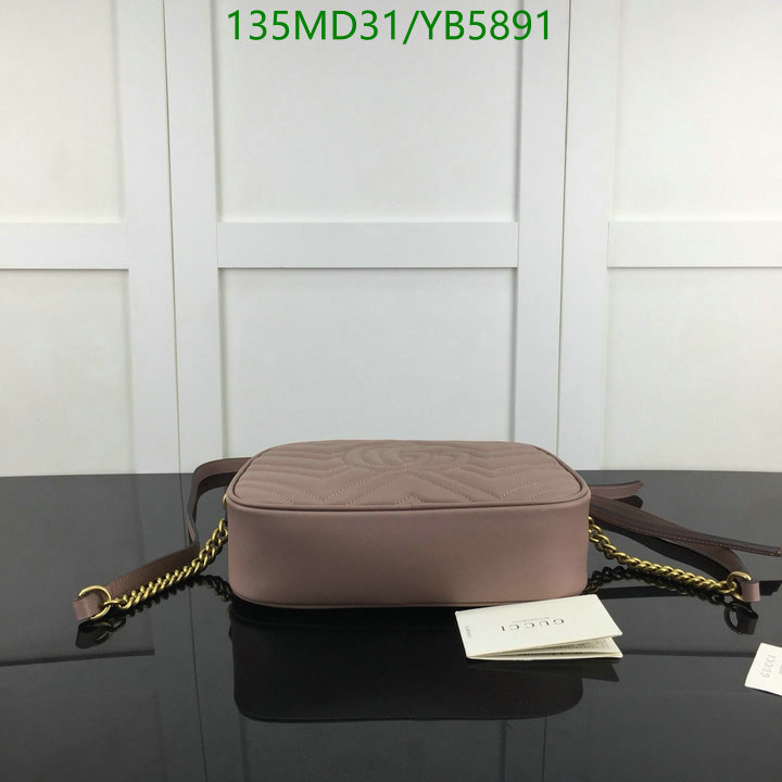 Gucci Bag-(Mirror)-Marmont,Code: YB5891,$: 135USD