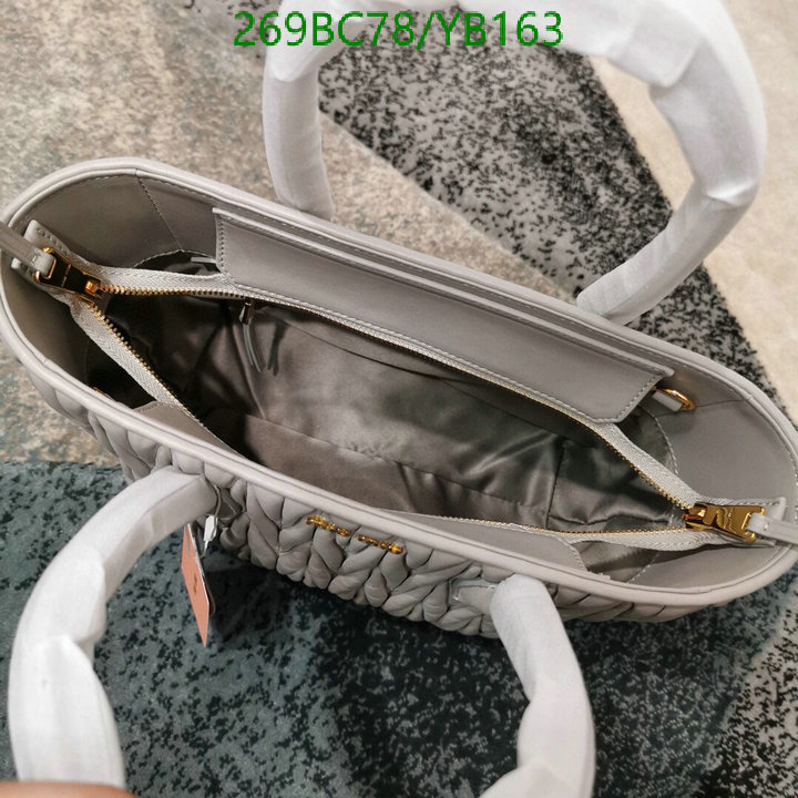 Miu Miu Bag-(Mirror)-Handbag-,Code: YB163,$: 269USD