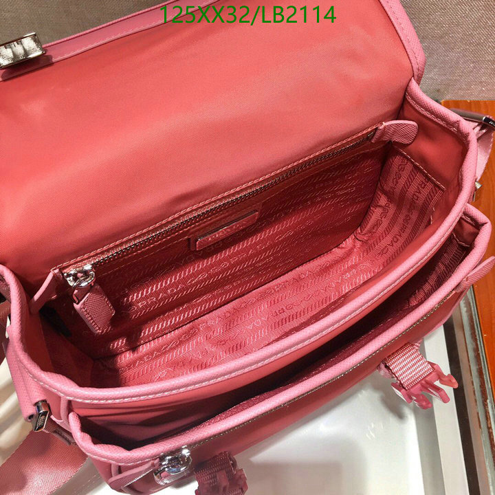 Prada Bag-(Mirror)-Diagonal-,Code: LB2114,$: 125USD