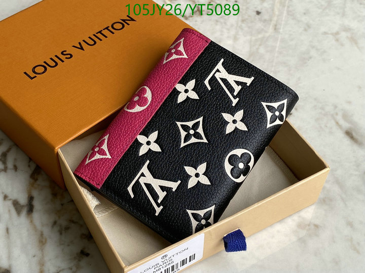 LV Bags-(Mirror)-Wallet-,Code: YT5089,$: 105USD