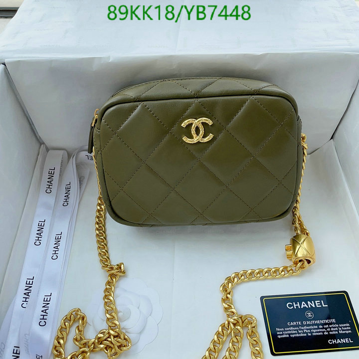 Chanel Bags ( 4A )-Diagonal-,Code: YB7448,$: 89USD