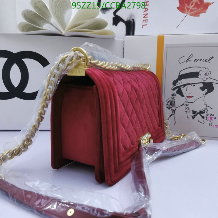 Chanel Bags ( 4A )-Le Boy,Code: CCBA2798,$: 95USD