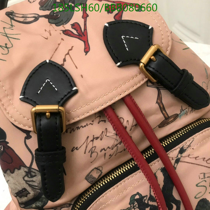 Burberry Bag-(Mirror)-Backpack-,Code: BBB080660,$:185USD