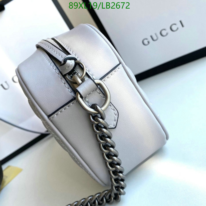 Gucci Bag-(4A)-Marmont,Code: LB2672,$: 89USD