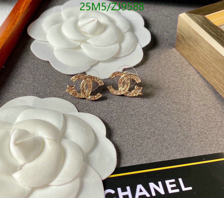 Jewelry-Chanel,Code: ZJ9588,$: 25USD