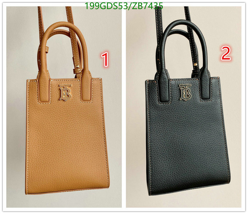 Burberry Bag-(Mirror)-Diagonal-,Code: ZB7435,$: 199USD