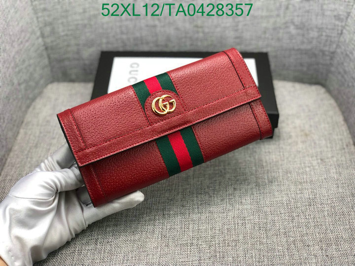 Gucci Bag-(4A)-Wallet-,Code:TA0428357,$: 52USD