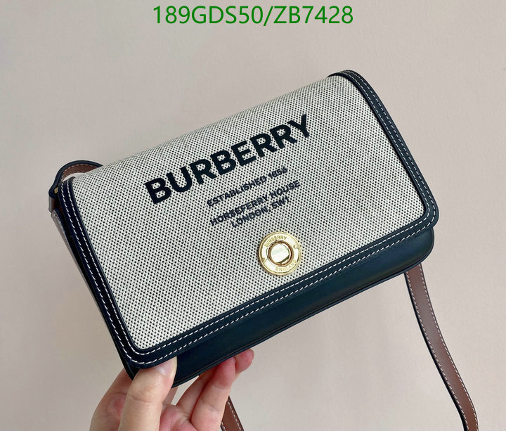 Burberry Bag-(Mirror)-Diagonal-,Code: ZB7428,$: 189USD