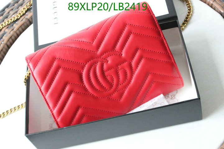 Gucci Bag-(4A)-Marmont,Code: LB2419,$: 89USD