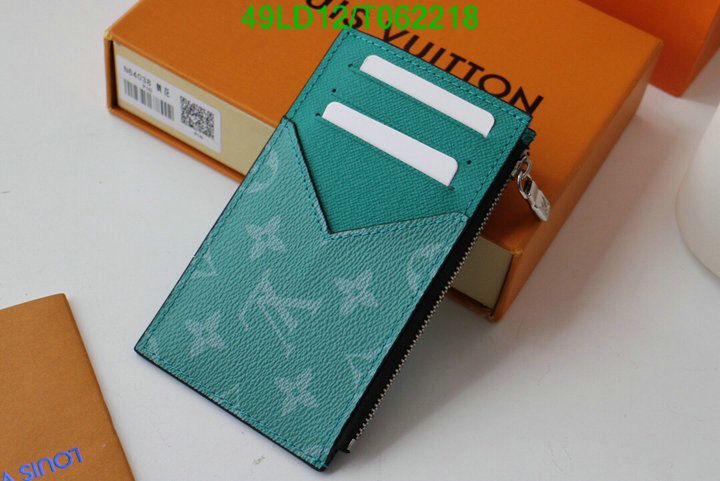 LV Bags-(Mirror)-Wallet-,Code: T062218,$: 49USD