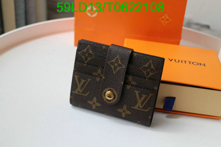 LV Bags-(Mirror)-Wallet-,Code: T0622108,$: 59USD