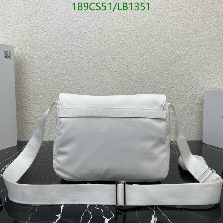 Prada Bag-(Mirror)-Diagonal-,Code: LB1351,$: 189USD