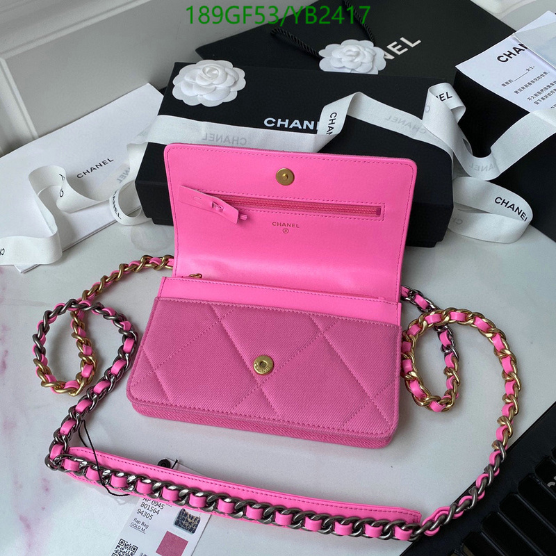 Chanel Bags -(Mirror)-Diagonal-,Code: YB2417,$: 189USD