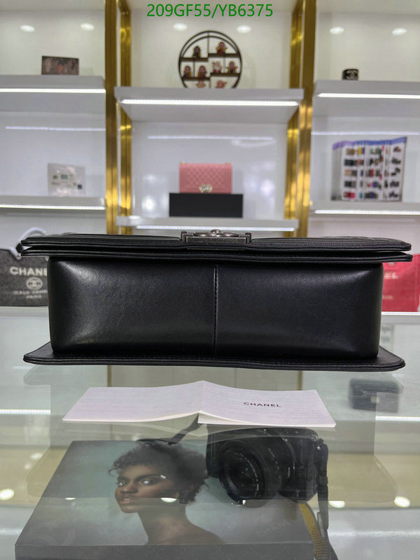 Chanel Bags -(Mirror)-Le Boy,Code: YB6375,$: 209USD