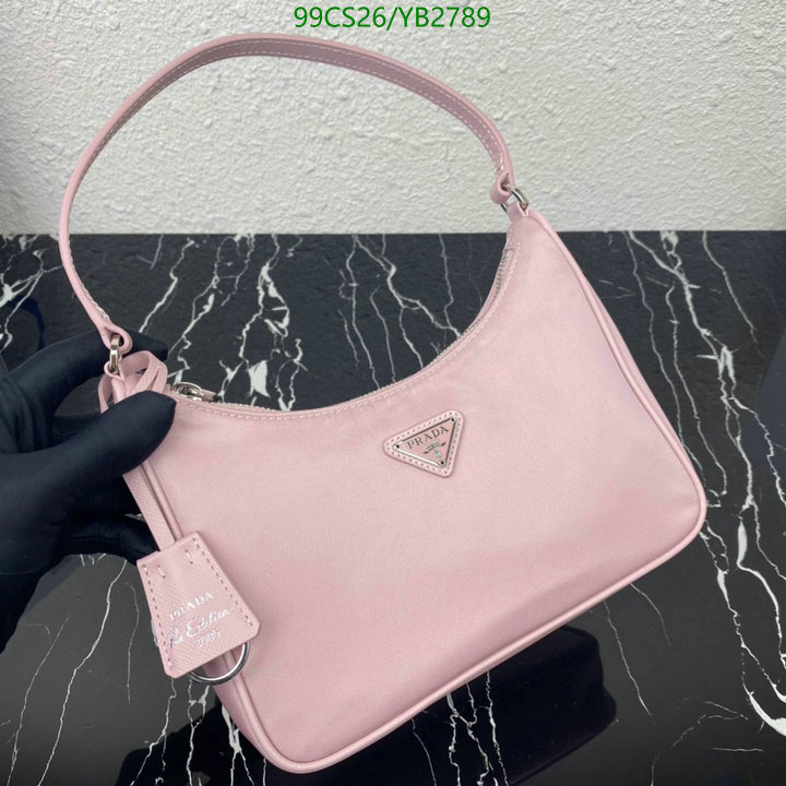 Prada Bag-(Mirror)-Re-Edition 2000,Code: YB2789,$: 99USD