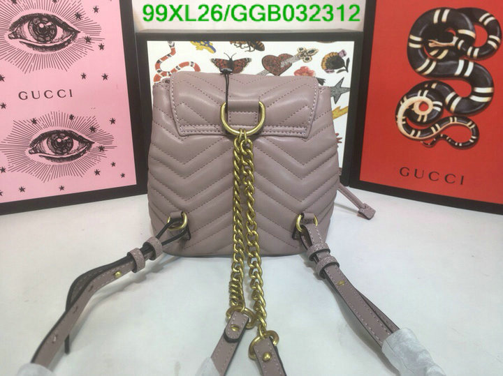 Gucci Bag-(4A)-Backpack-,Code: GGB032312,$: 99USD