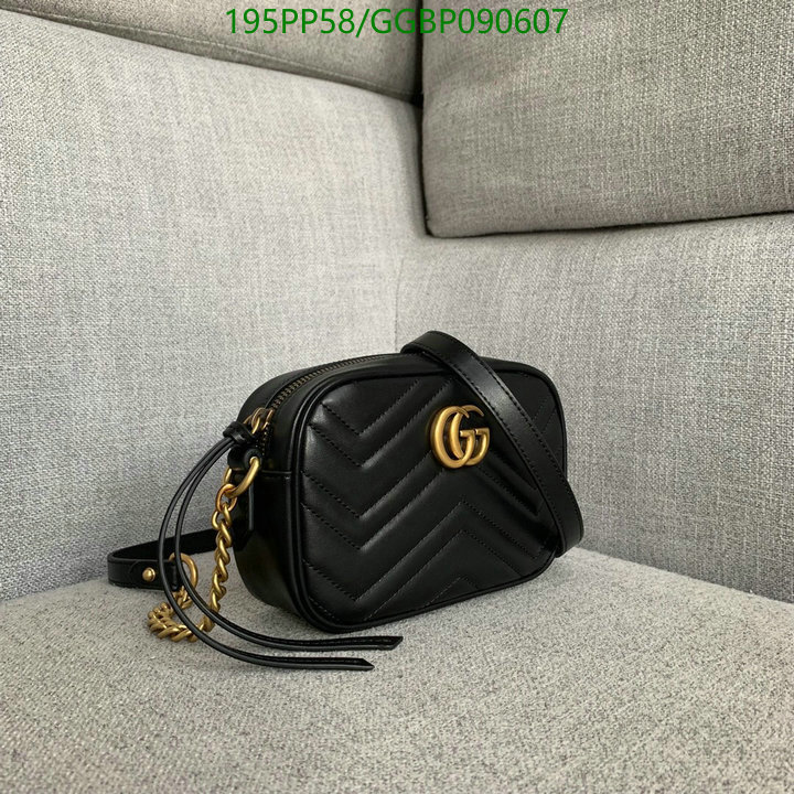 Gucci Bag-(Mirror)-Marmont,Code: GGBP090607,$: 195USD