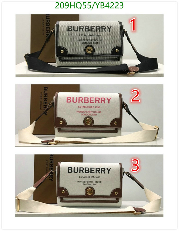 Burberry Bag-(Mirror)-Diagonal-,Code: YB4223,$: 209USD