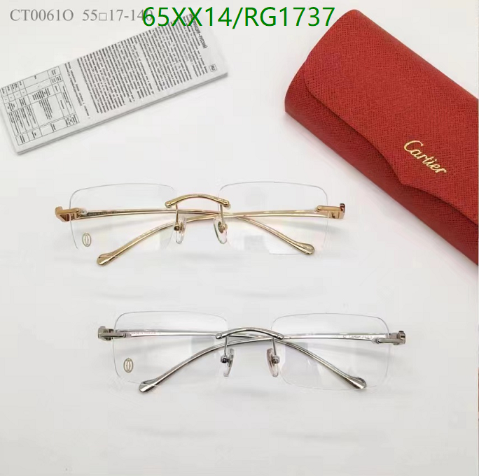 Glasses-Cartier, Code: RG1737,$: 65USD