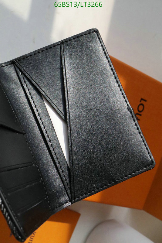 LV Bags-(Mirror)-Wallet-,Code: LT3266,$: 65USD