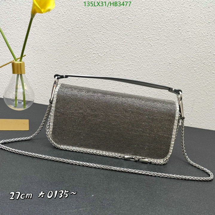 Valentino Bag-(4A)-LOC-V Logo ,Code: HB3477,$: 135USD