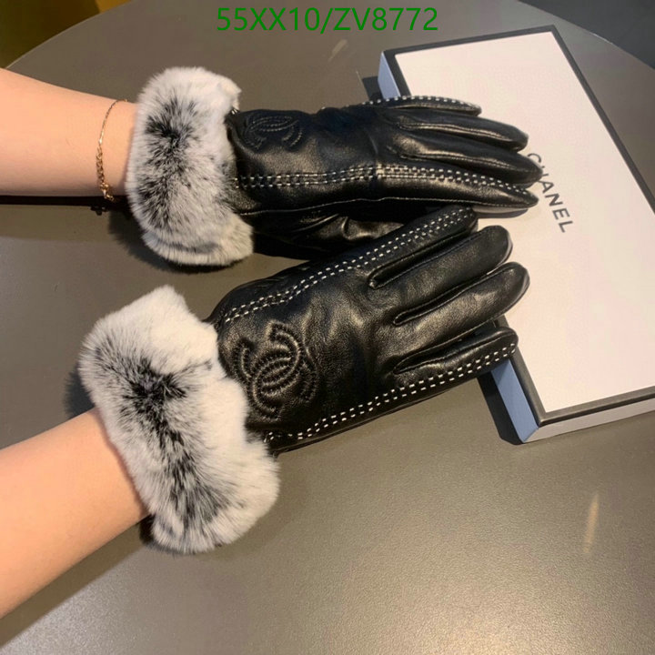 Gloves-Chanel, Code: ZV8772,$: 55USD